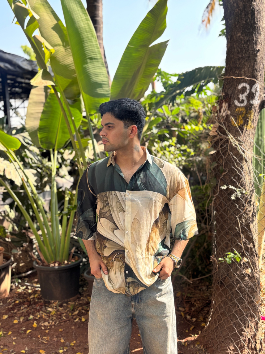 GULZAAR DROP SHOULDER SHIRT