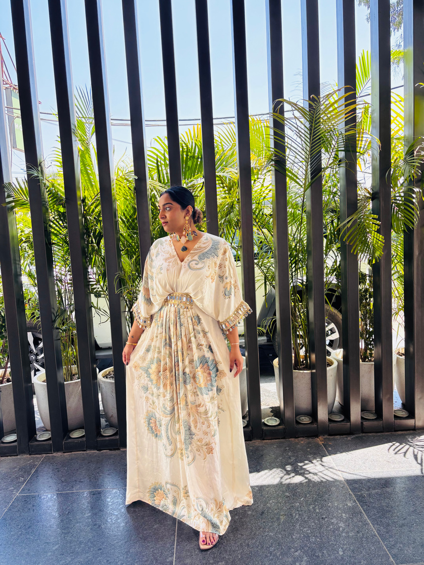 RANGREZ PRINT KAFTAN