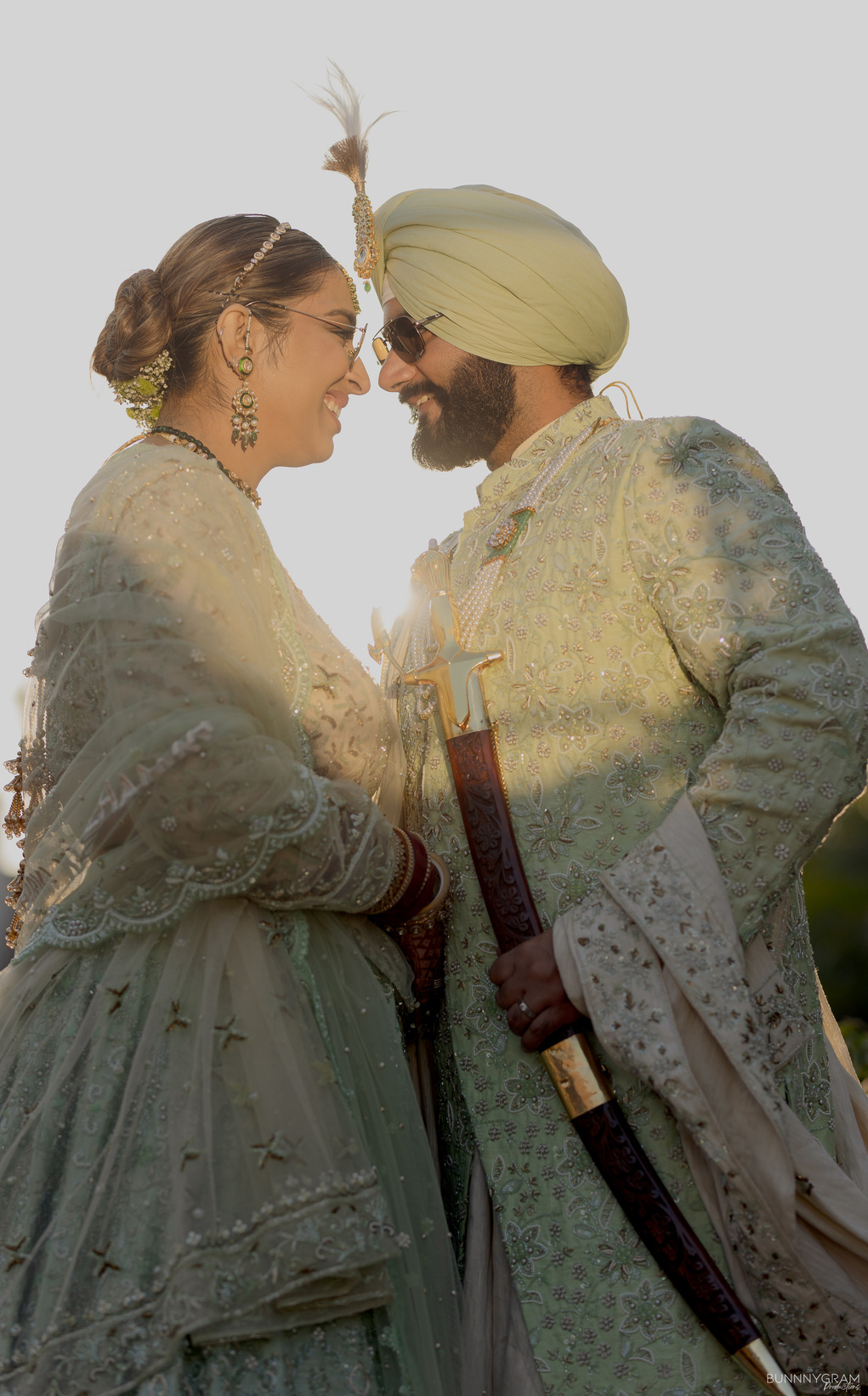 SAGE GREEN AND BEIGE GROOM’S WEDDING OUTFIT