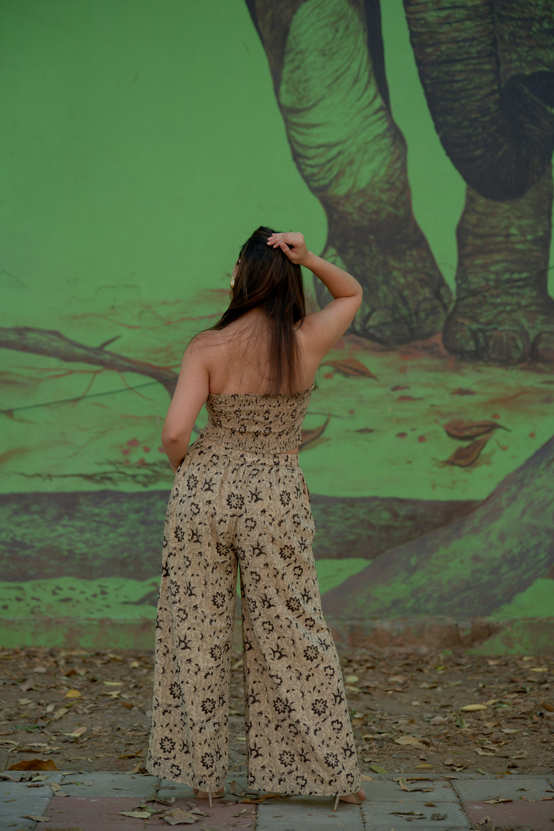 BLOCK PRINT PALAZZO CO-ORD